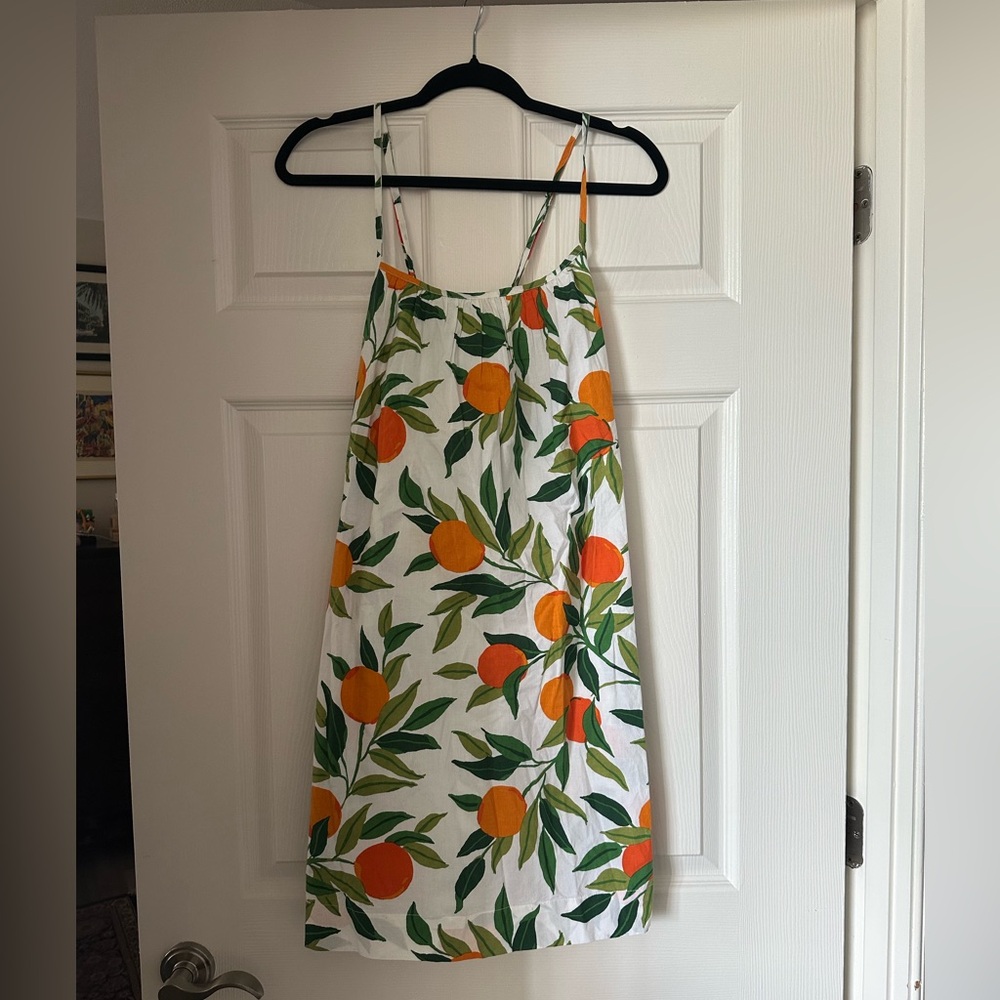 Printfresh Orange Print Night Dress NWT